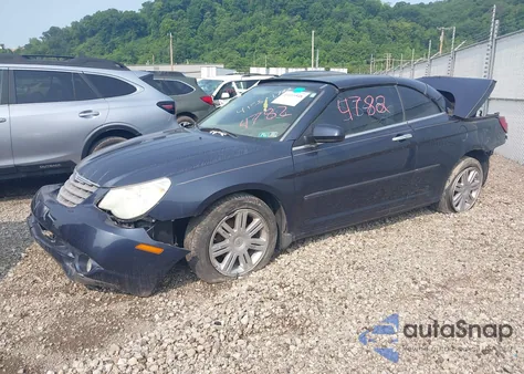 2008 Chrysler Sebring Limited z USA, uszkodzony, nr VIN 1C3LC65M18N635296